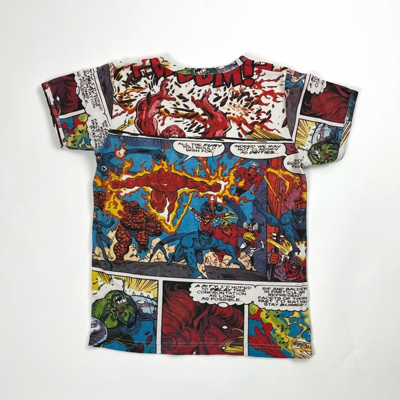 Vintage Superheroes Comic Book Strip Top - Picture 3 of 3